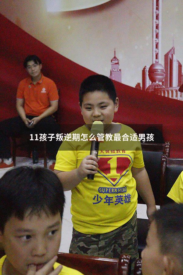 11孩子叛逆期怎么管教最合适男孩