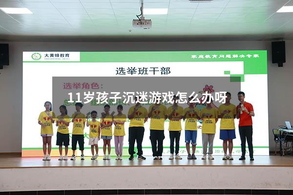 11岁孩子沉迷游戏怎么办呀