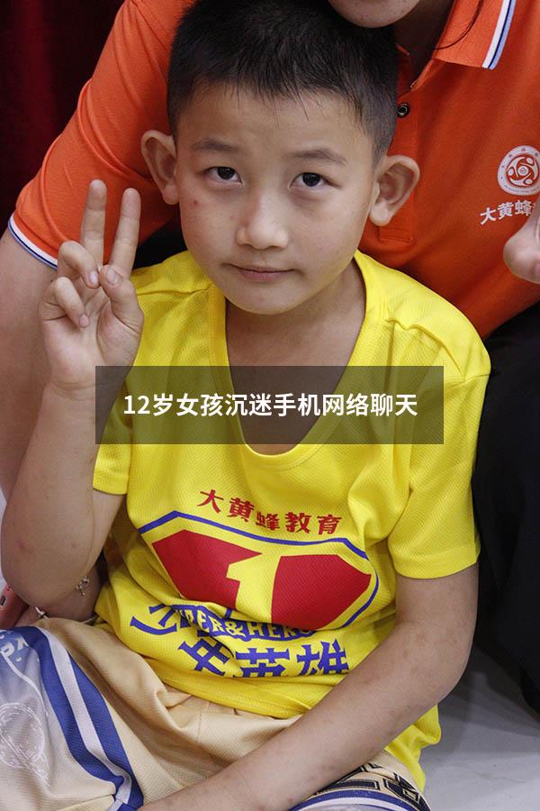 12岁女孩沉迷手机网络聊天