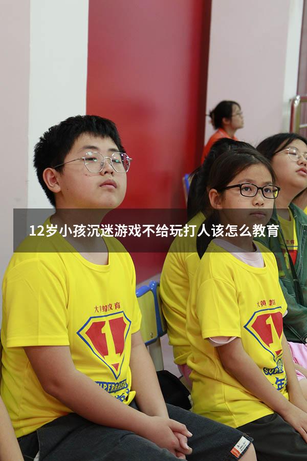 12岁小孩沉迷游戏不给玩打人该怎么教育