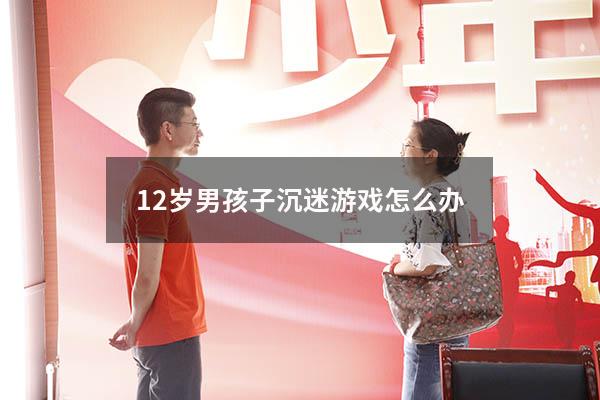 12岁男孩子沉迷游戏怎么办