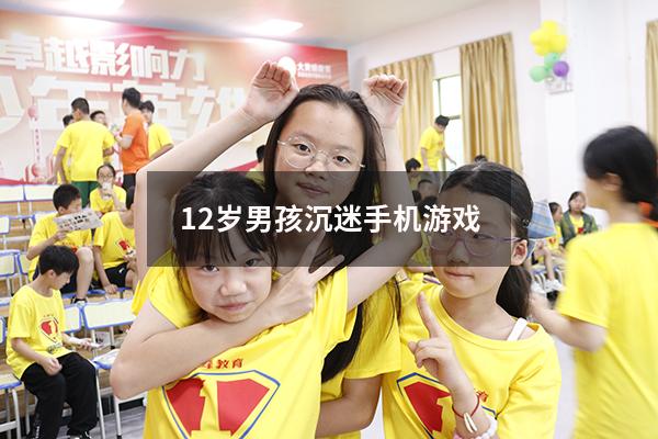 12岁男孩沉迷手机游戏（12岁女孩沉迷手机怎么办）
