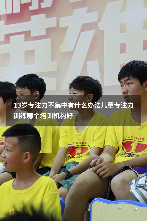 13岁专注力不集中有什么办法（儿童专注力训练哪个培训机构好）