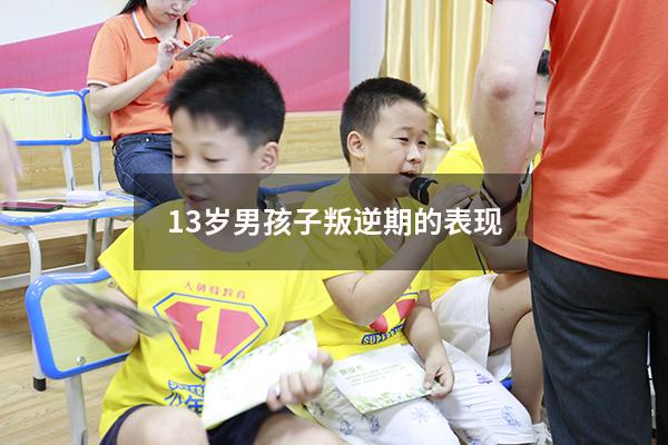 13岁男孩子叛逆期的表现（13岁孩子叛逆期表现）