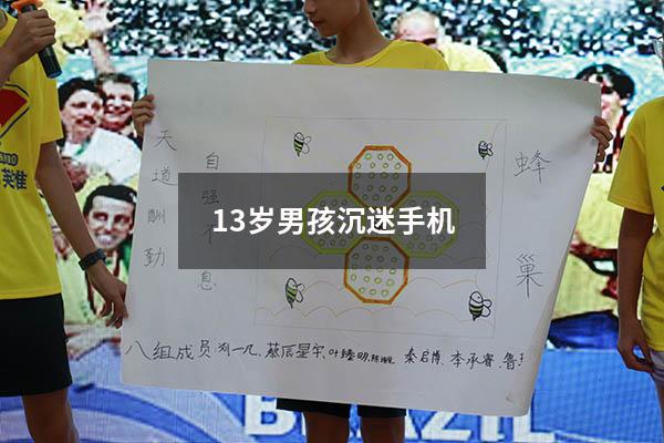 13岁男孩沉迷手机（13岁孩子要手机怎么办）