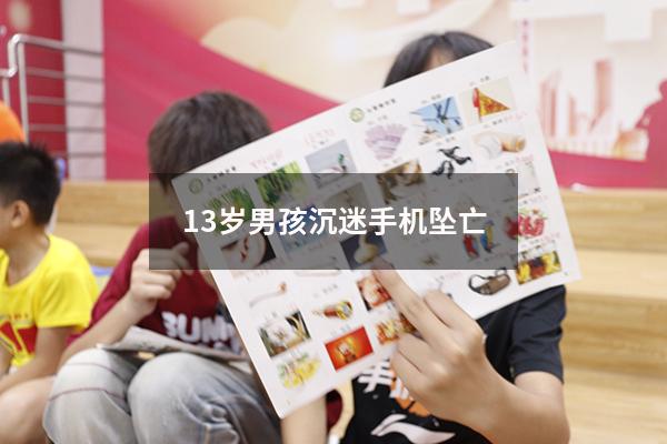 13岁男孩沉迷手机坠亡