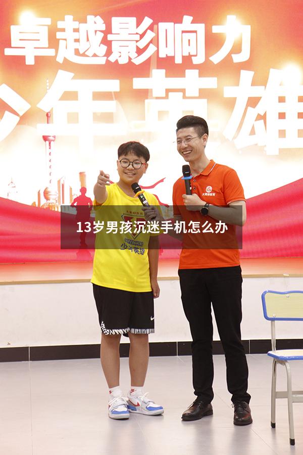 13岁男孩沉迷手机怎么办