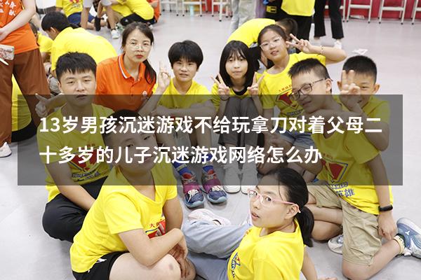 13岁男孩沉迷游戏不给玩拿刀对着父母（二十多岁的儿子沉迷游戏网络怎么办）