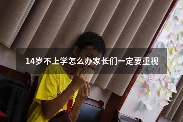 14岁不上学怎么办？家长们一定要重视！（十四岁孩子不愿意去上学咋办呀）
