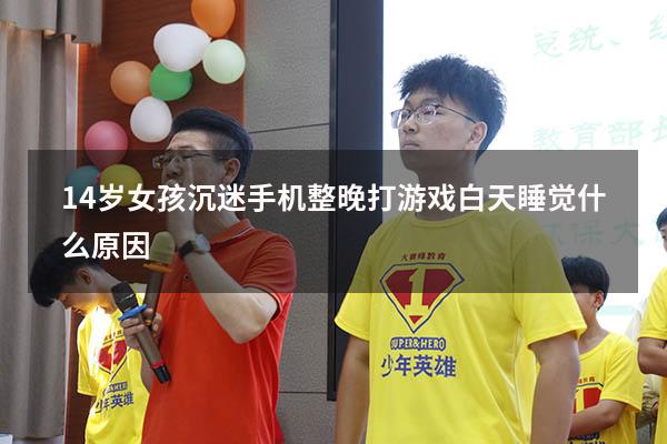 14岁女孩沉迷手机整晚打游戏白天睡觉什么原因