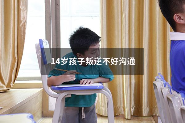 14岁孩子叛逆不好沟通（如何跟叛逆期的孩子沟通）