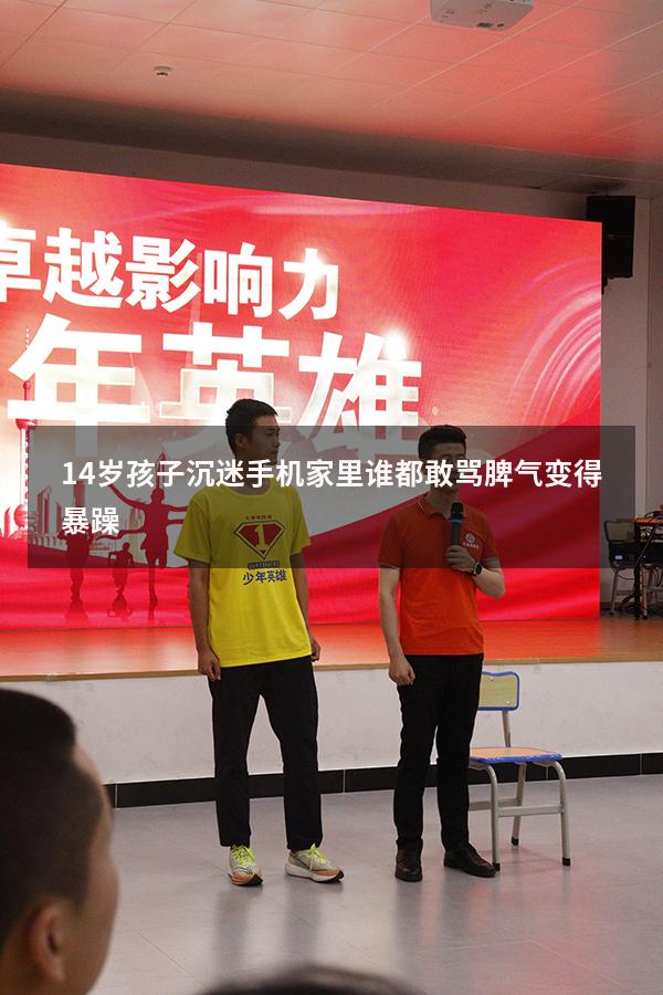 14岁孩子沉迷手机家里谁都敢骂脾气变得暴躁