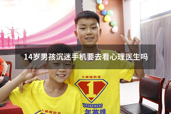 14岁男孩沉迷手机要去看心理医生吗376