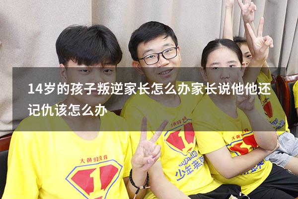 14岁的孩子叛逆家长怎么办家长说他他还记仇该怎么办（14岁女儿叛逆应该怎么教育）