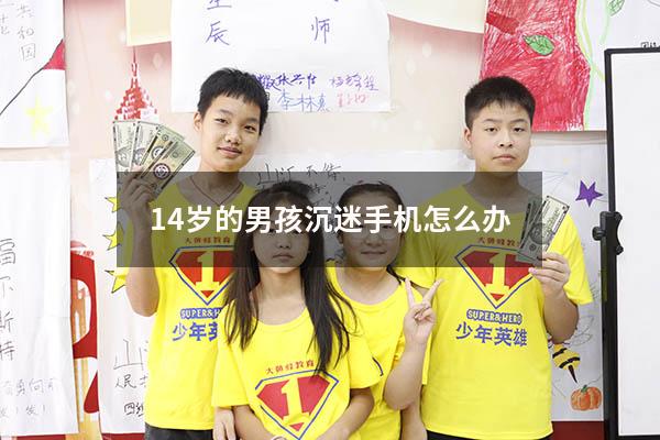 14岁的男孩沉迷手机怎么办