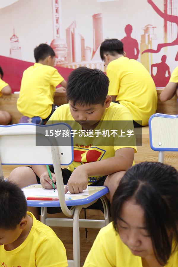 15岁孩子沉迷手机不上学（15岁孩子沉迷手机怎么办）