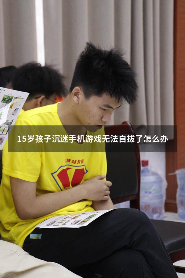 15岁孩子沉迷手机游戏无法自拔了怎么办（15岁小孩沉迷游戏怎么办）