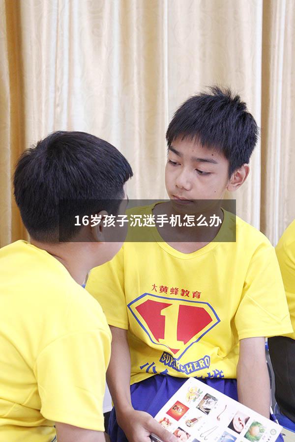 16岁孩子沉迷手机怎么办