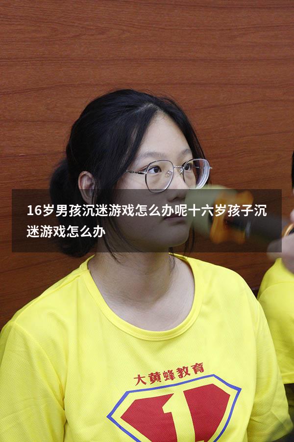 16岁男孩沉迷游戏怎么办呢（十六岁孩子沉迷游戏怎么办）