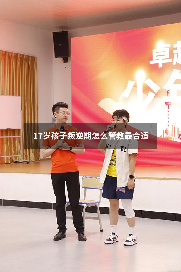 17岁孩子叛逆期怎么管教最合适