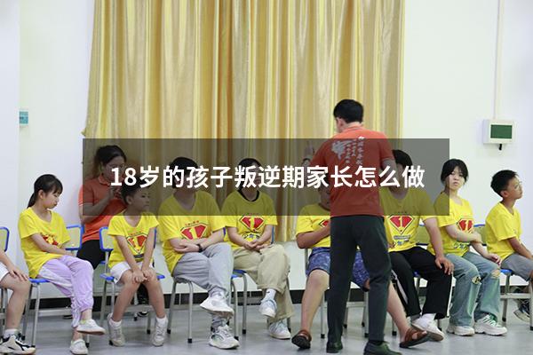 18岁的孩子叛逆期家长怎么做（18岁孩子逆反心理严重怎么办）