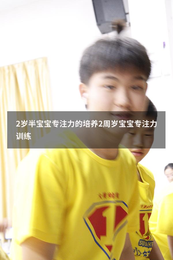 2岁半宝宝专注力的培养（2周岁宝宝专注力训练）
