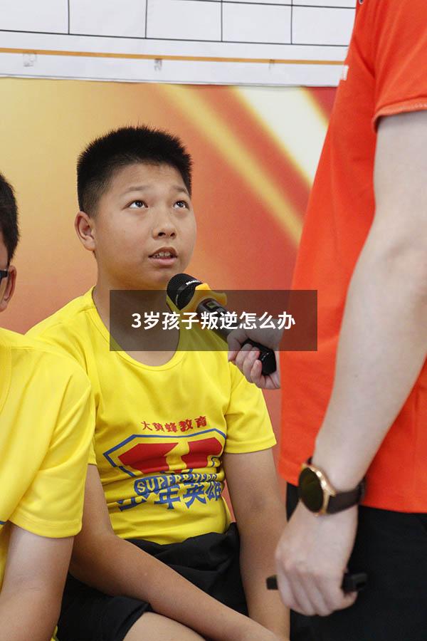3岁孩子叛逆怎么办