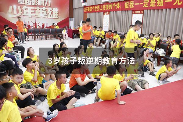 3岁孩子叛逆期教育方法（学生叛逆怎么教育方法）