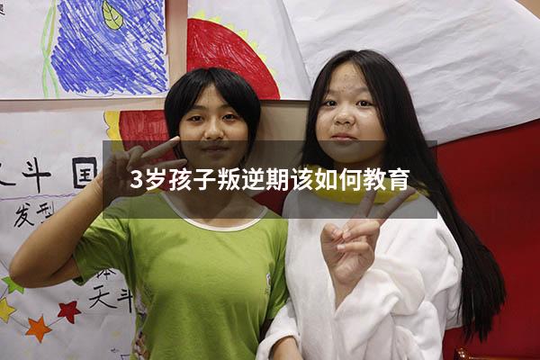 3岁孩子叛逆期该如何教育（孩子反叛期应该怎样教育）