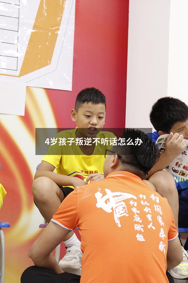 4岁孩子叛逆不听话怎么办