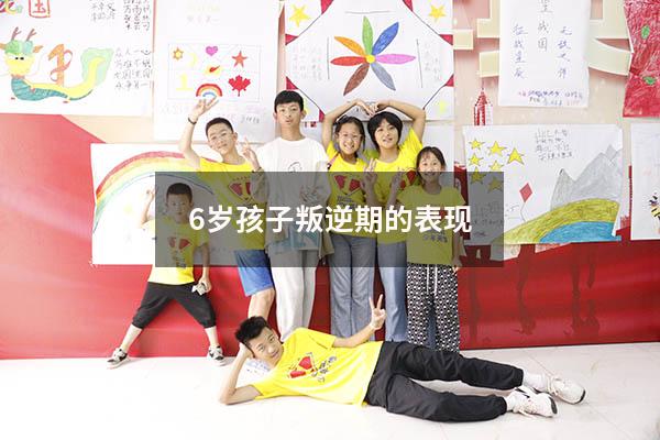 6岁孩子叛逆期的表现