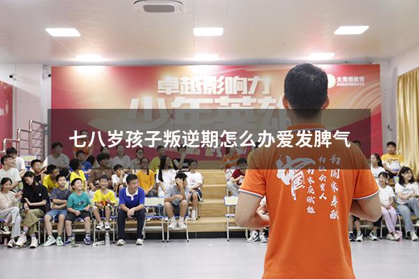七八岁孩子叛逆期怎么办爱发脾气（8岁儿子叛逆,不听话,犟嘴怎么办）
