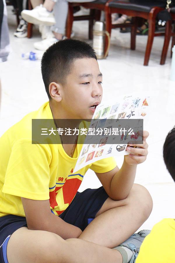 三大专注力类型分别是什么
