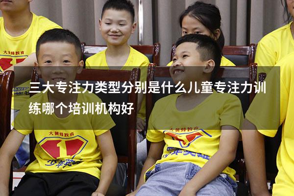 三大专注力类型分别是什么（儿童专注力训练哪个培训机构好）