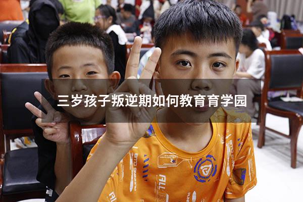 三岁孩子叛逆期如何教育育学园