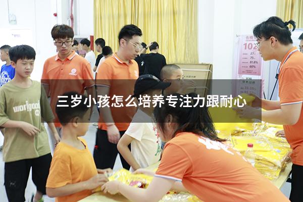 三岁小孩怎么培养专注力跟耐心