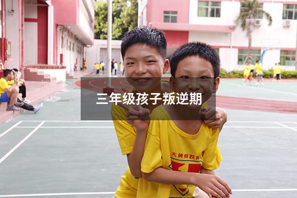 三年级孩子叛逆期