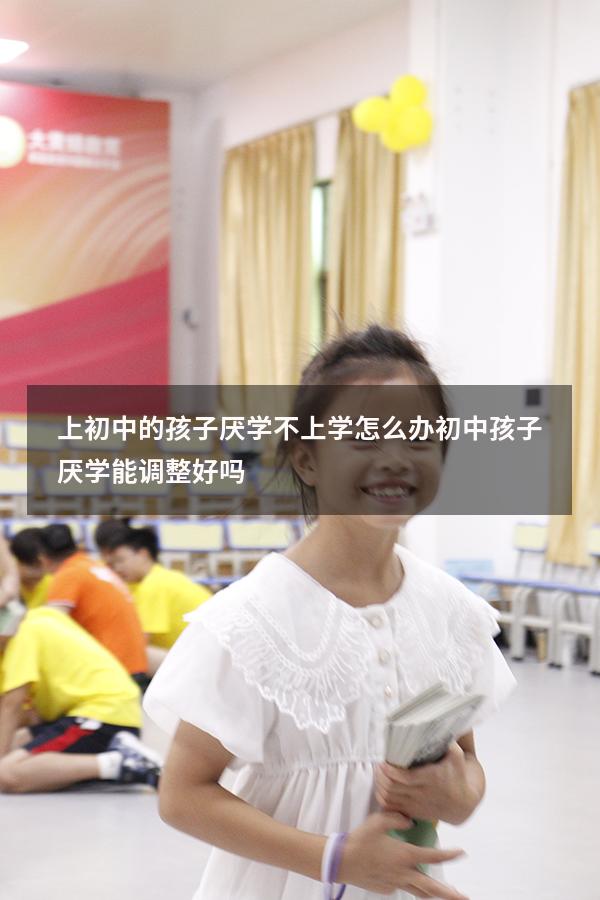 上初中的孩子厌学不上学怎么办（初中孩子厌学能调整好吗）
