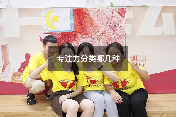 专注力分类哪几种