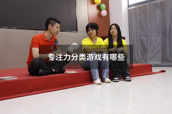 专注力分类游戏有哪些