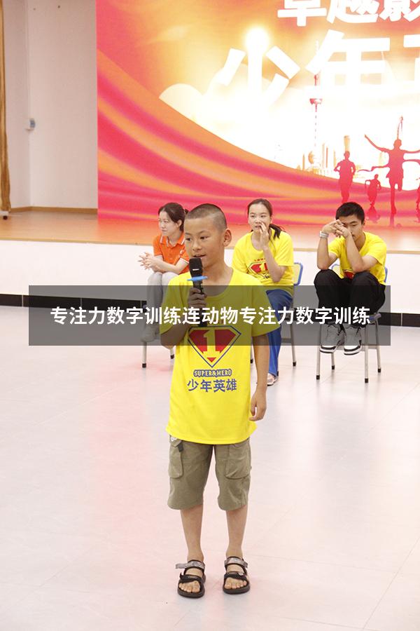 专注力数字训练连动物（专注力数字训练）