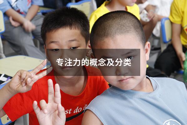 专注力的概念及分类