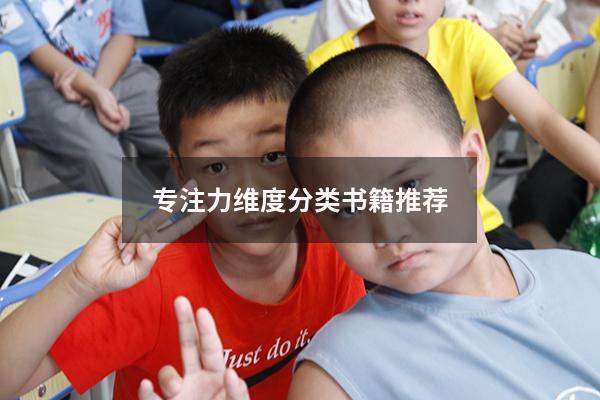 专注力维度分类书籍推荐