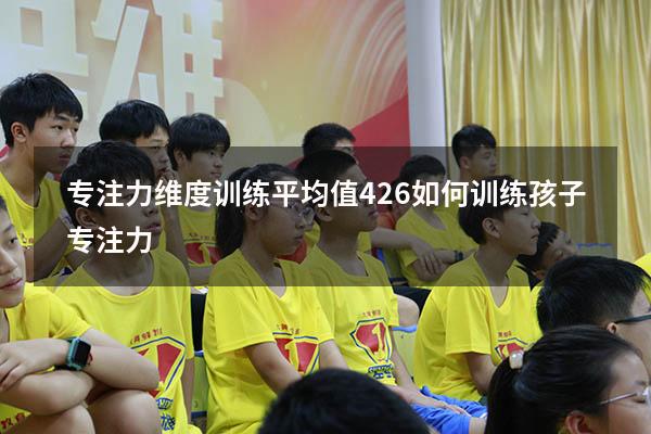专注力维度训练平均值42.6（如何训练孩子专注力）