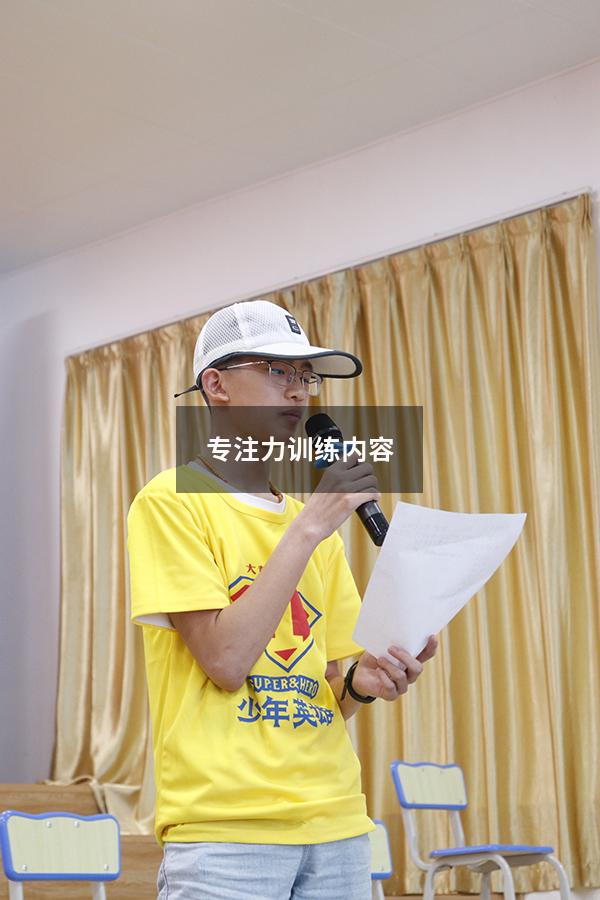 专注力训练内容