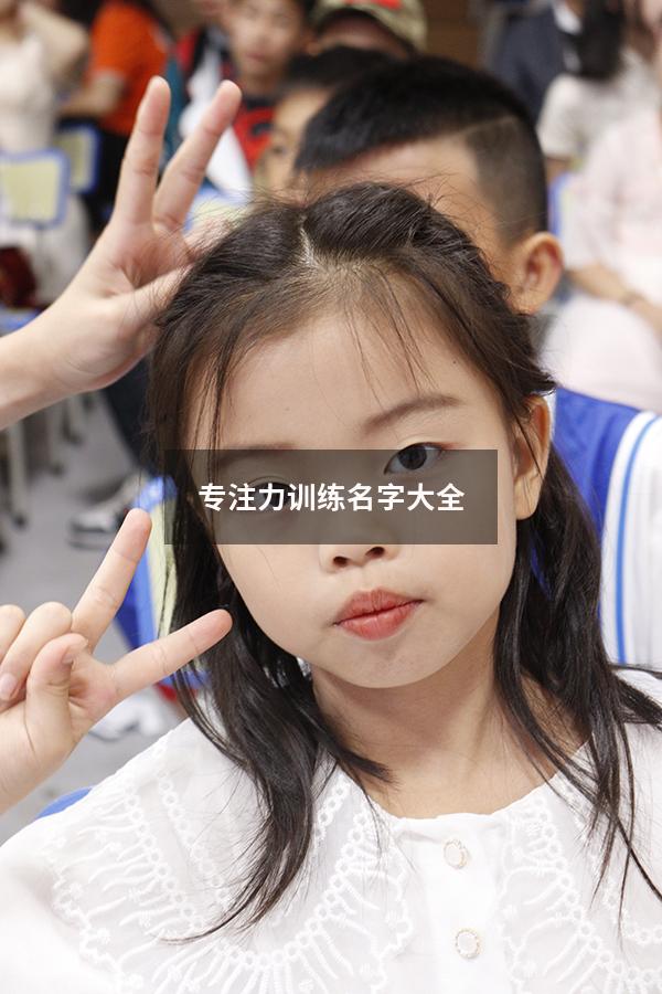 专注力训练名字大全