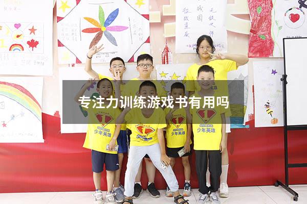 专注力训练游戏书有用吗