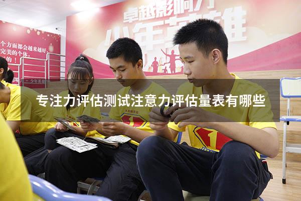 专注力评估测试（注意力评估量表有哪些）