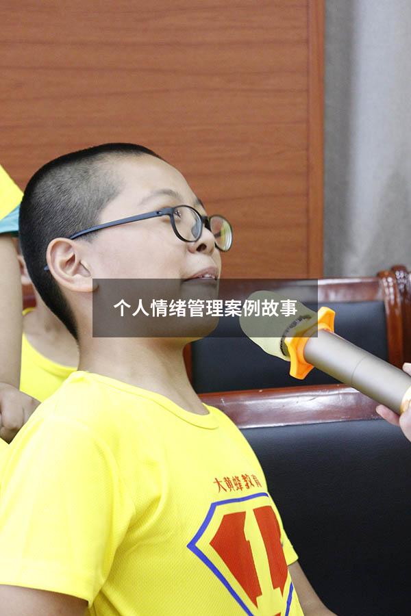 个人情绪管理案例故事8783