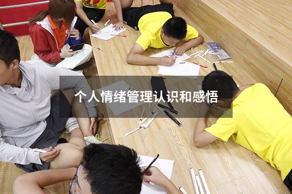 个人情绪管理认识和感悟